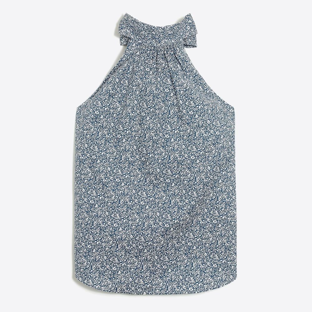 NWT J. Crew Halter Tie Neck Top